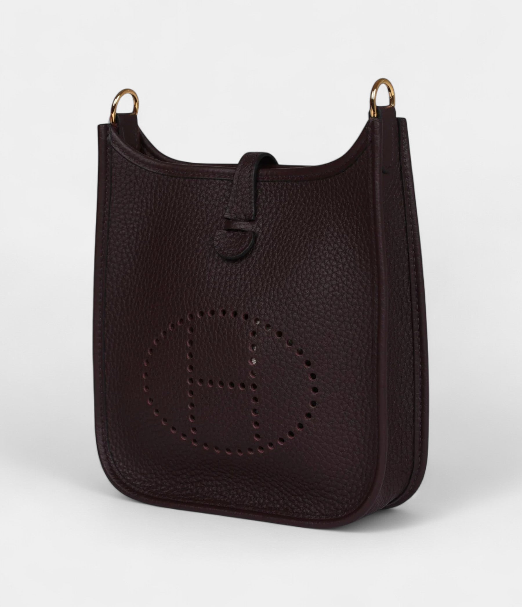 HMEvelyne TPM Rouge Sellier Clemence Gold Hardware