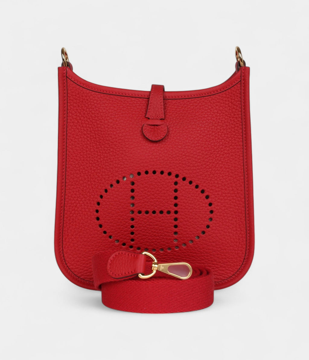HMEvelyne Vermillon Clemence Gold Hardware
