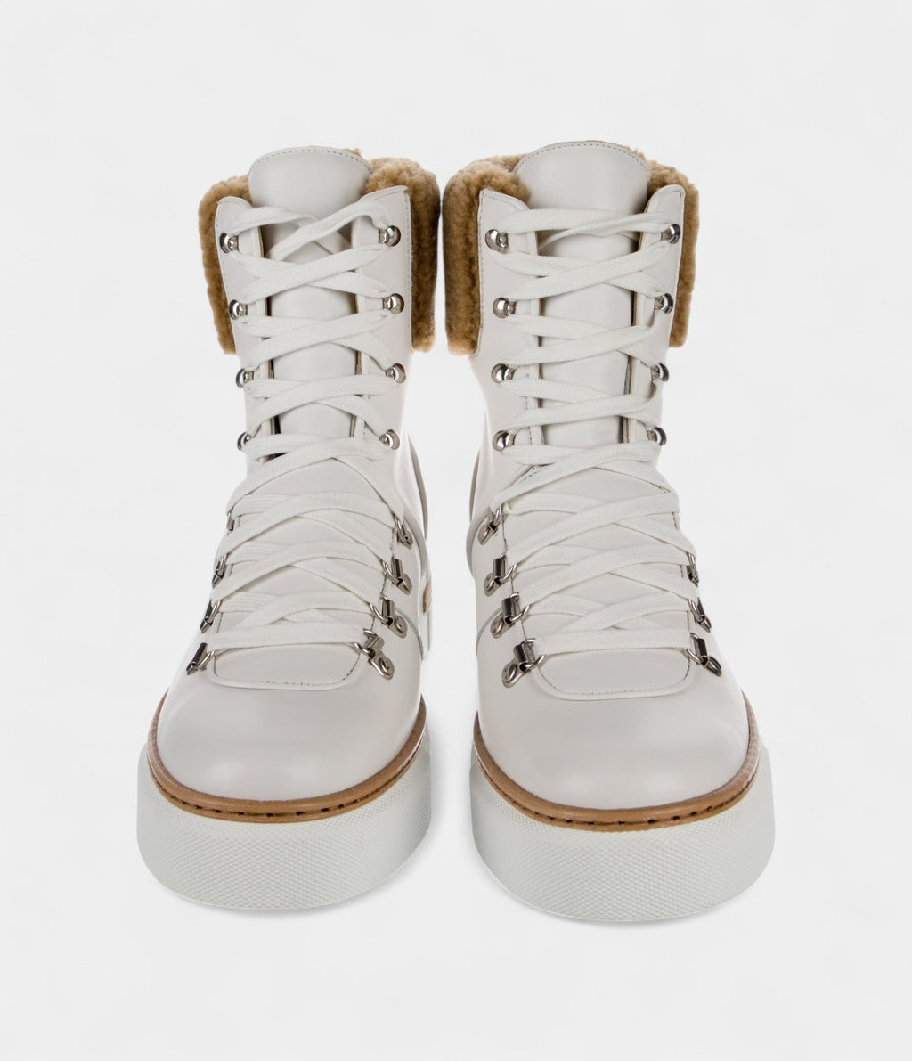 HMFlocon Leather Lace-Up Boots Rugged Sophistication Timeless Craftsmanship
