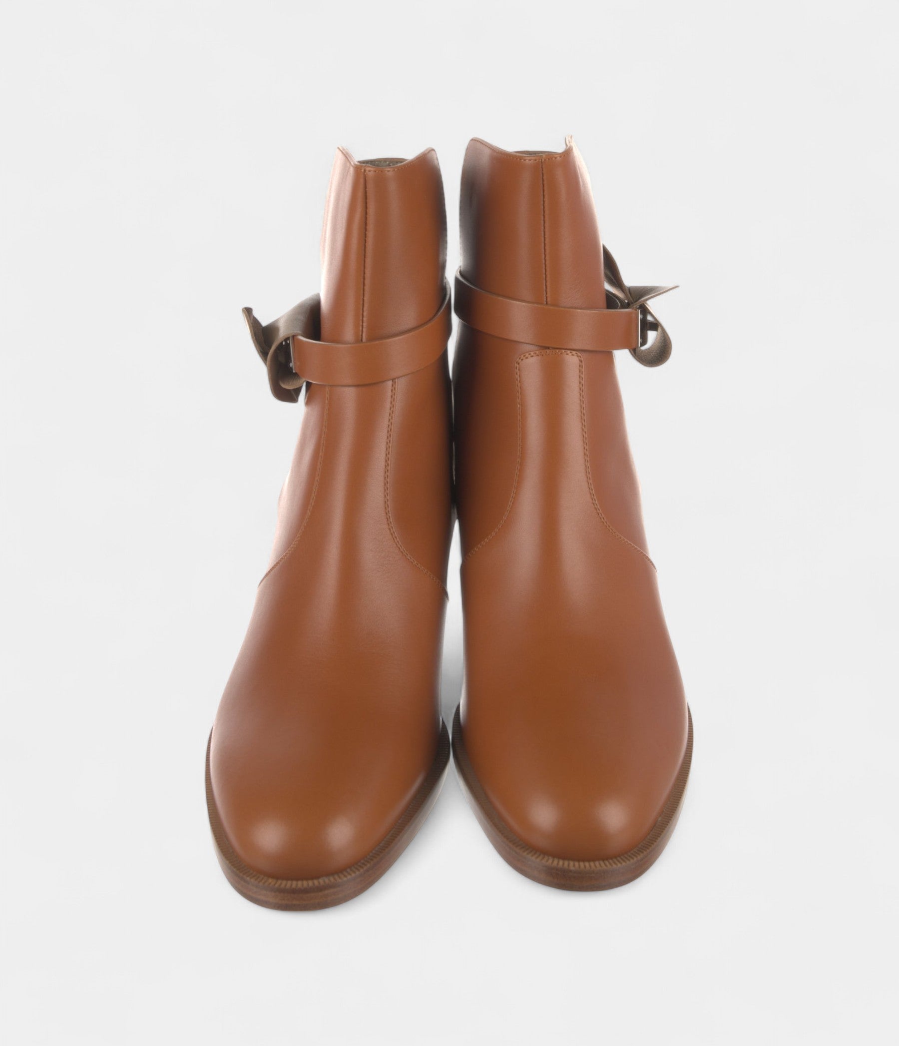 HMFrenchie Leather Boots Confident Sophistication