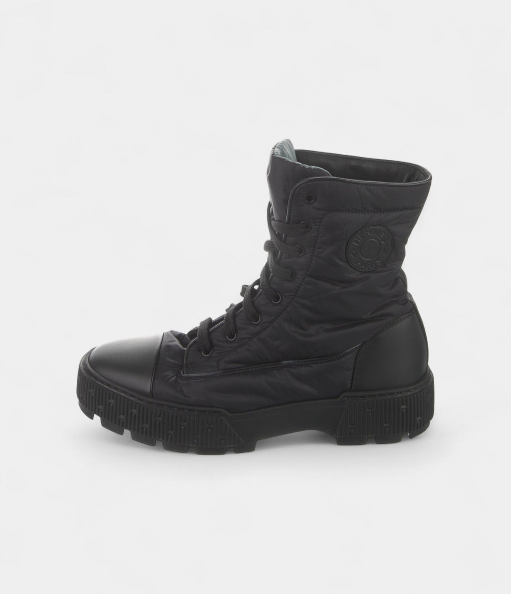 HMFresh H Logo Combat Boots Bold Utility Signature Elegance