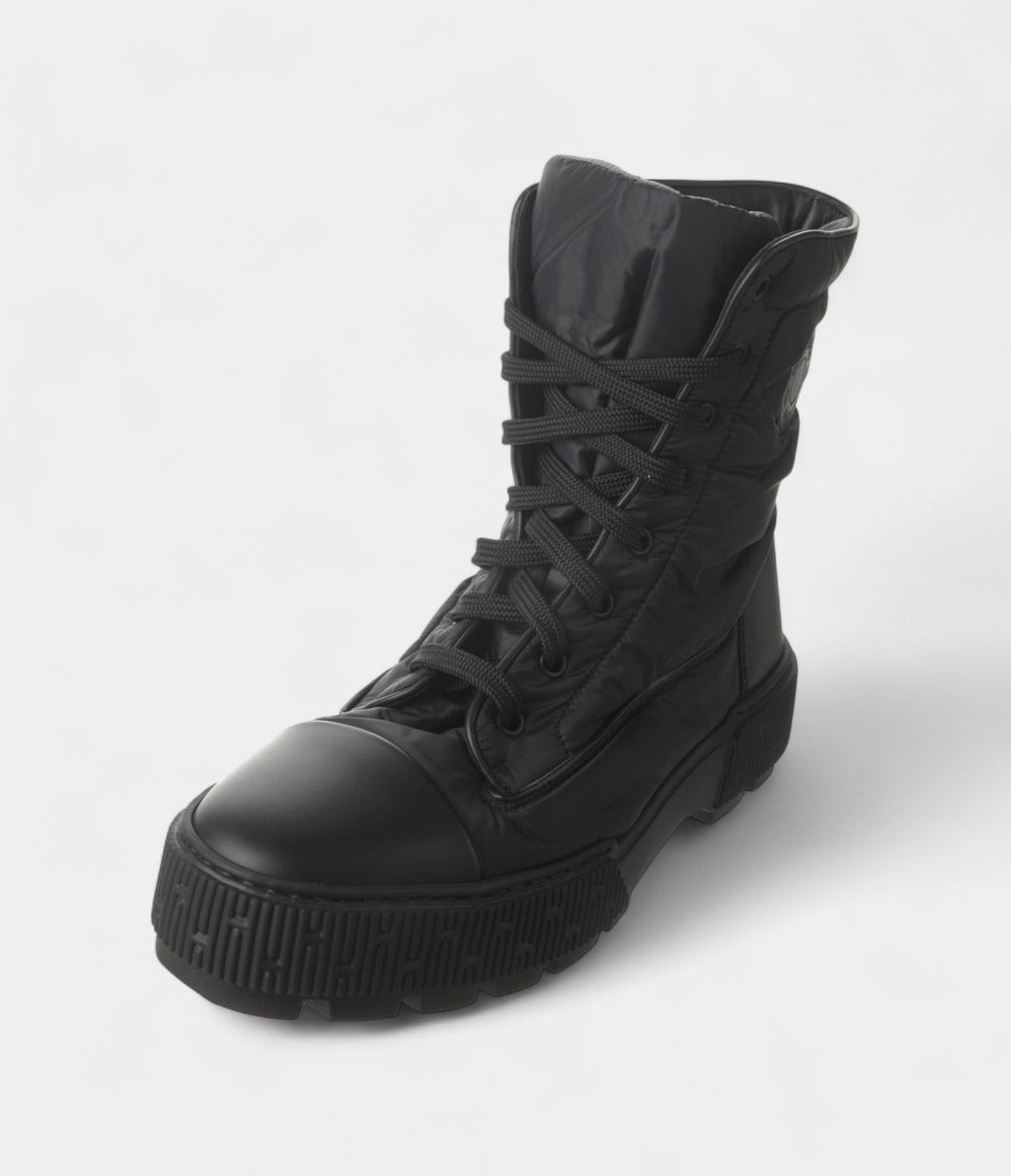 HMFresh H Logo Combat Boots Bold Utility Signature Elegance
