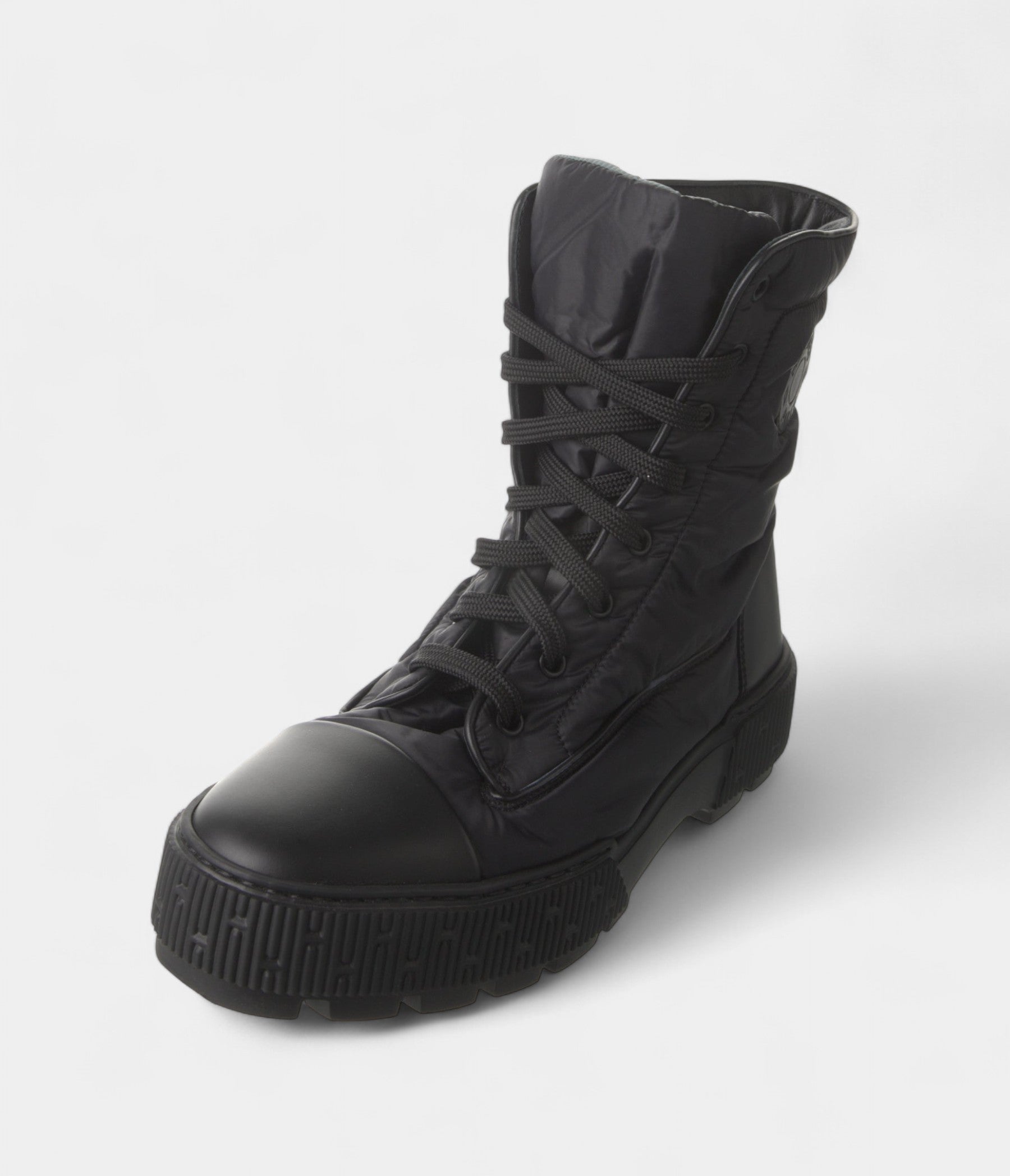 HMFresh H Logo Combat Boots Bold Utility Signature Elegance