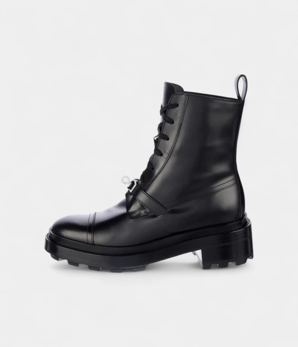 HMFunk Leather Combat Boots Bold Style Meets Exceptional Craftsmanship