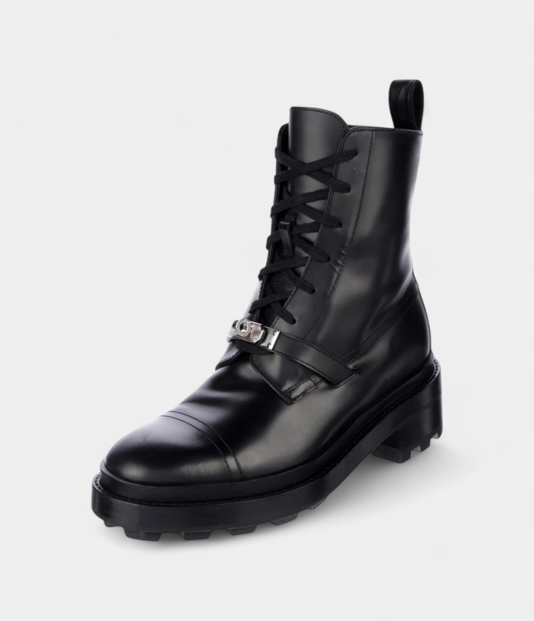 HMFunk Leather Combat Boots Bold Style Meets Exceptional Craftsmanship
