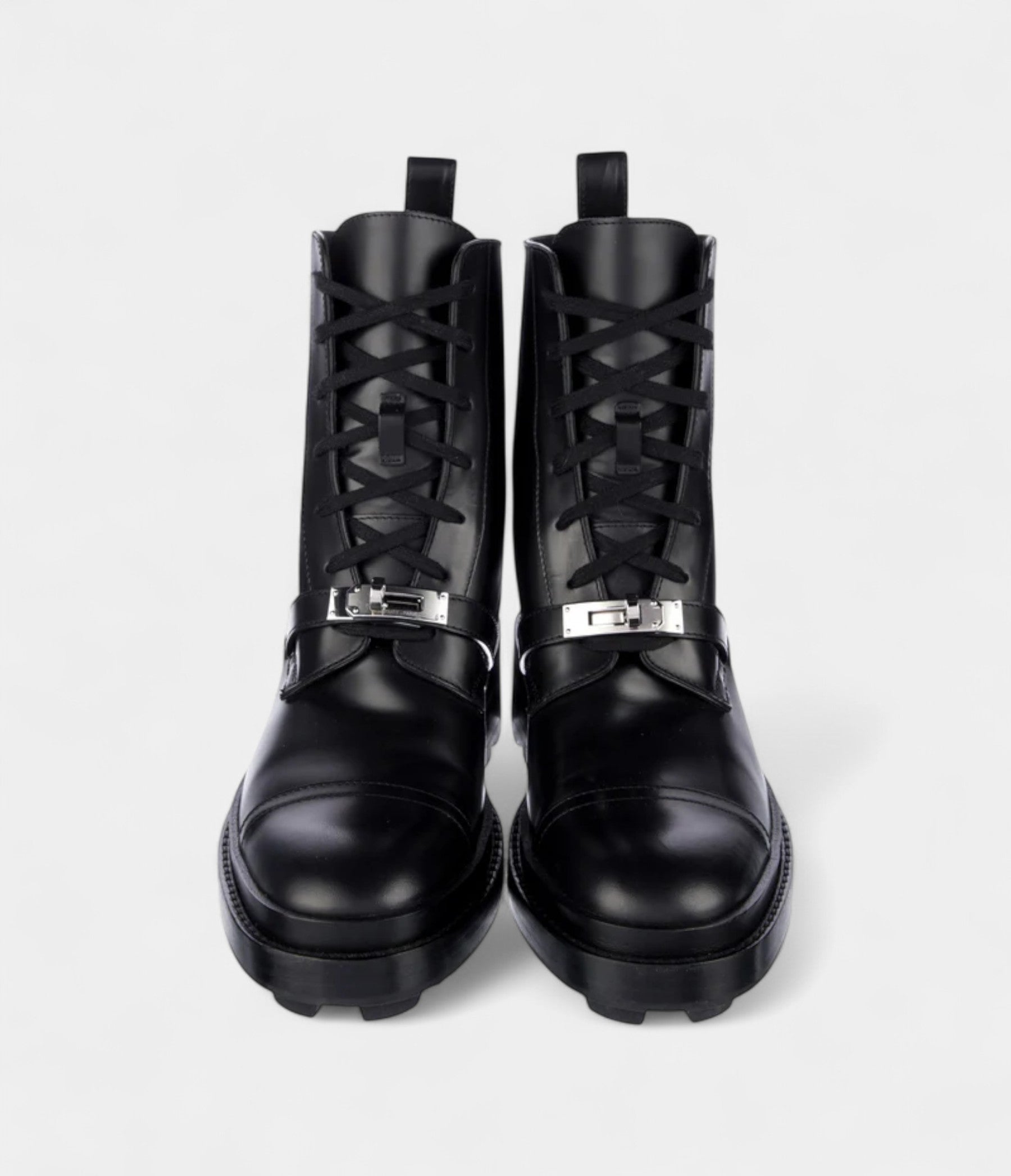 HMFunk Leather Combat Boots Bold Style Meets Exceptional Craftsmanship