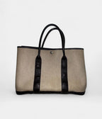 HMGarden Party Beige Leather Tote Bag