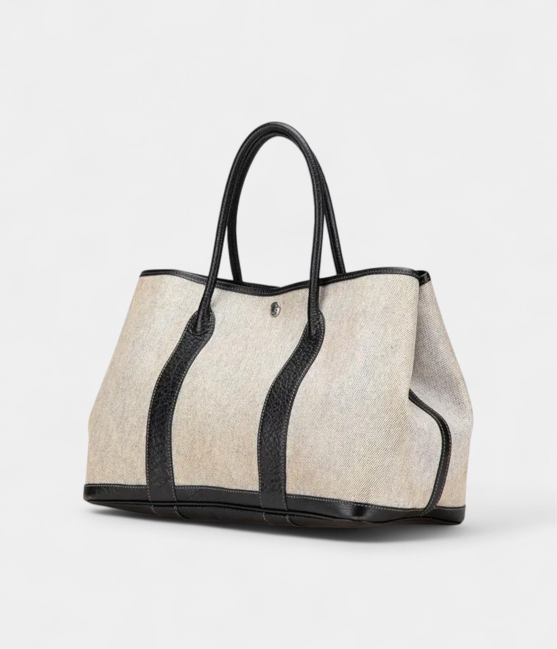 Hermes Garden Party Brown Leather Tote Bag