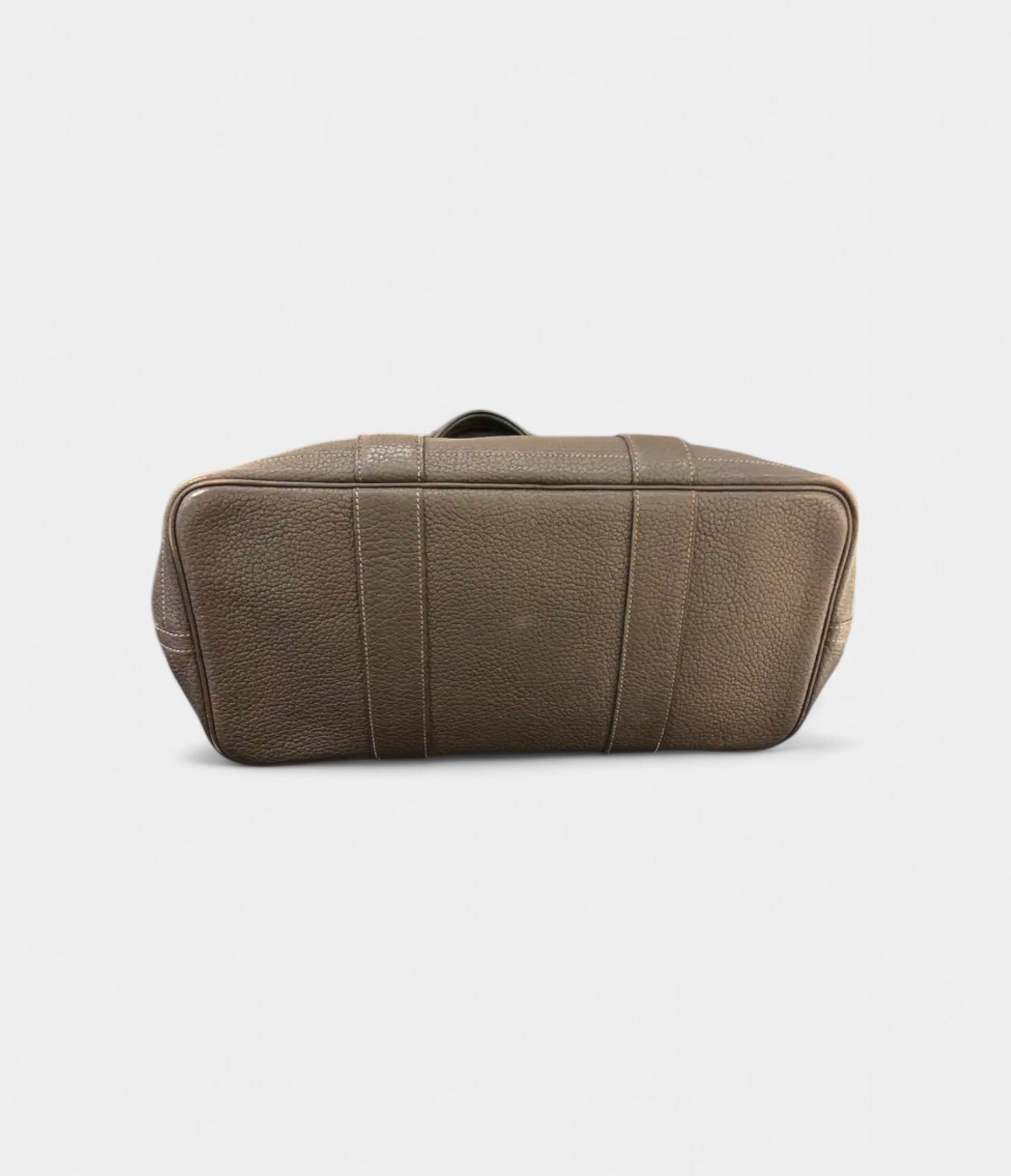 HMGarden Party Brown Leather Tote Handbag