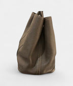 HMGarden Party Brown Leather Tote Handbag