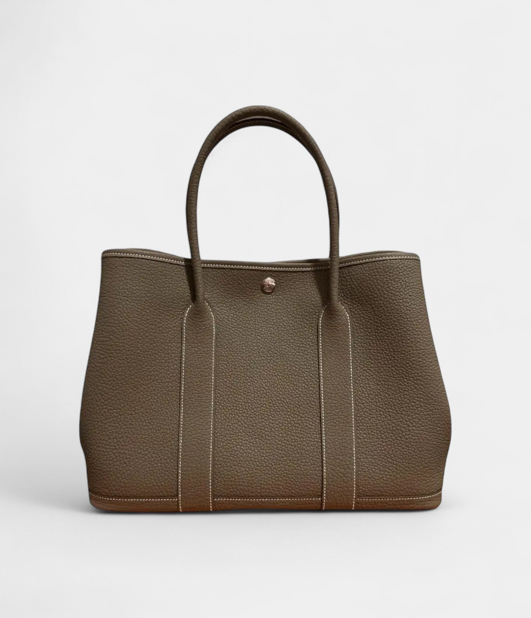 HMGarden Party Grey Leather Bag