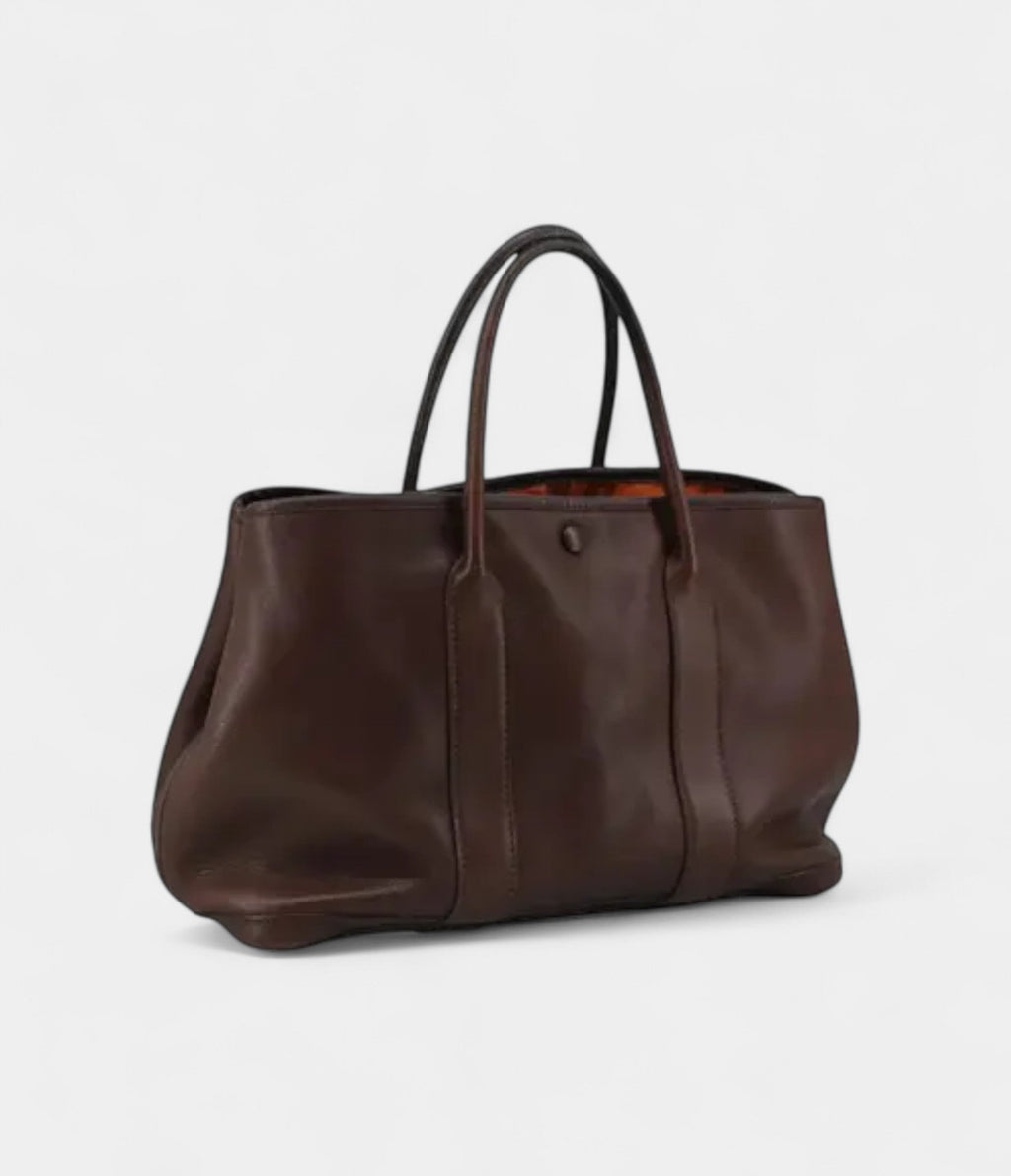 HMGarden Party Leather Tote Timeless Elegance