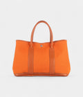 HMGarden Party Orange Cotton Handbag