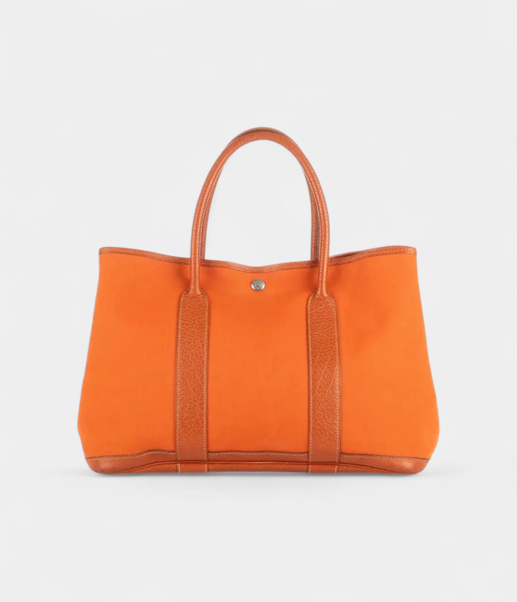 HMGarden Party Orange Cotton Handbag