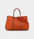 HMGarden Party Orange Leather Crossbody Bag