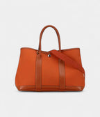 HMGarden Party Orange Leather Crossbody Bag