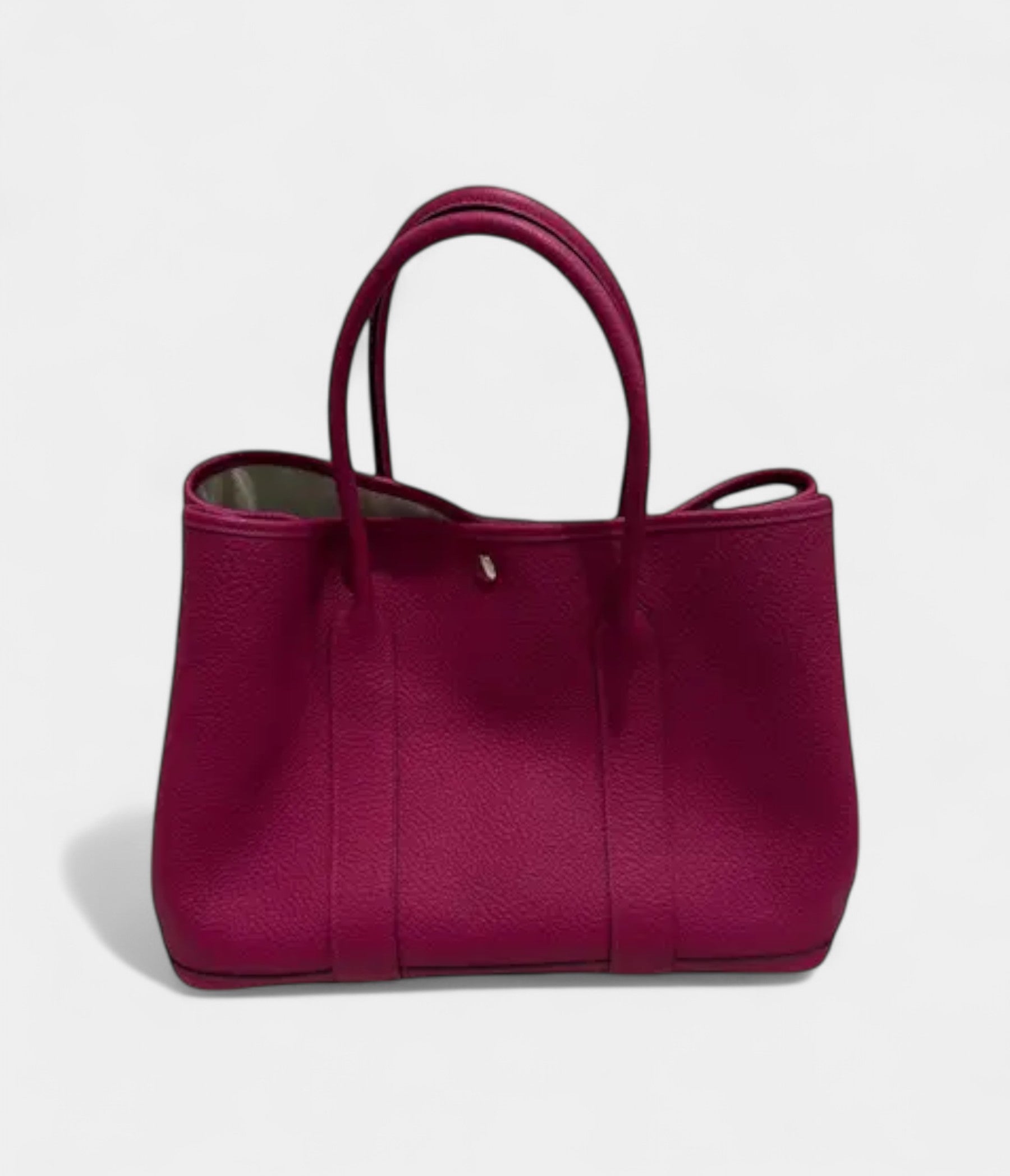 HMGarden Party Pink Leather Tote Bag