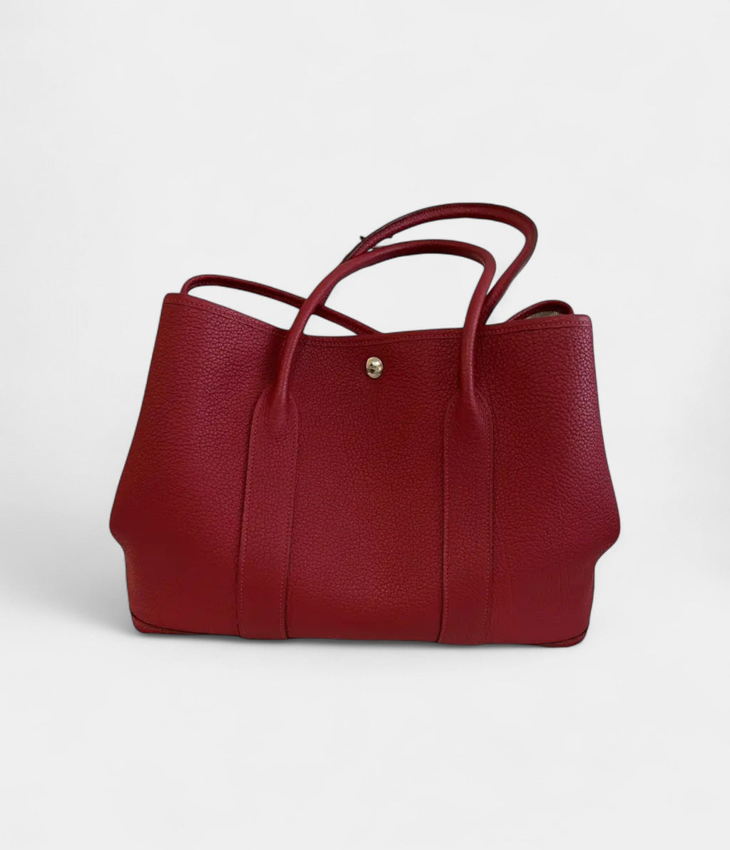 HMGarden Party Red Leather Bag