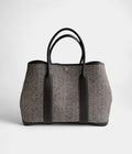 HMGarden Party Wool Tote Leather Bag