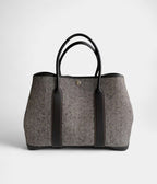 HMGarden Party Wool Tote Leather Bag