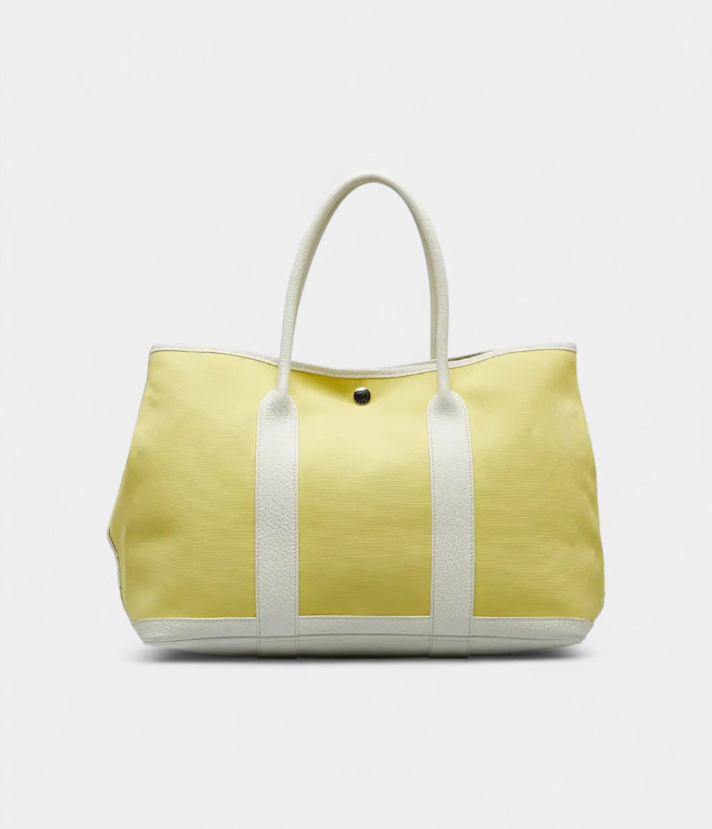 HMGarden Party Yellow Leather Bag