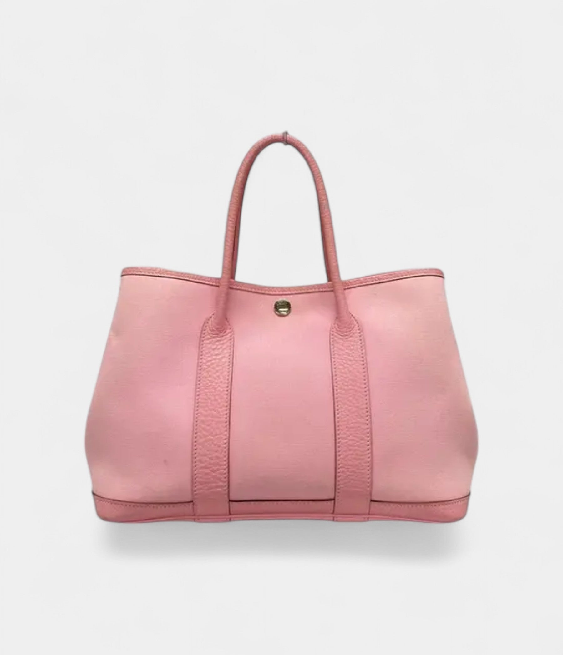 Hermes Garden party Pink Cloth Tote Bag