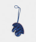 HMGeeGee Savannah Bag Charm PM Bleu Saphir Bleu France Mauve Sylvestre Milo Lambskin