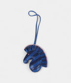 HMGeeGee Savannah Bag Charm PM Bleu Saphir Bleu France Mauve Sylvestre Milo Lambskin