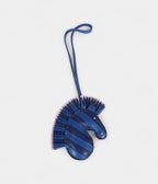 HMGeeGee Savannah Bag Charm PM Bleu Saphir Bleu France Mauve Sylvestre Milo Lambskin