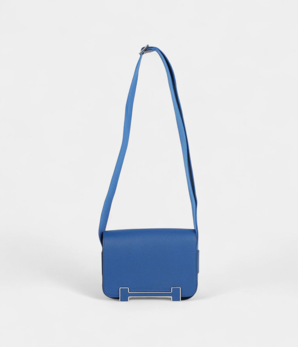 HMGeta Bag Bleu France Chevre Palladium Hardware