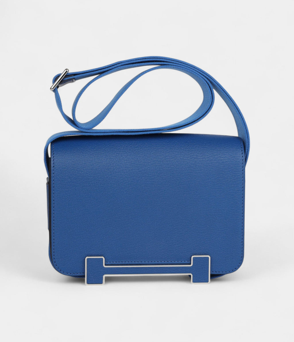 HMGeta Bag Bleu France Chevre Palladium Hardware