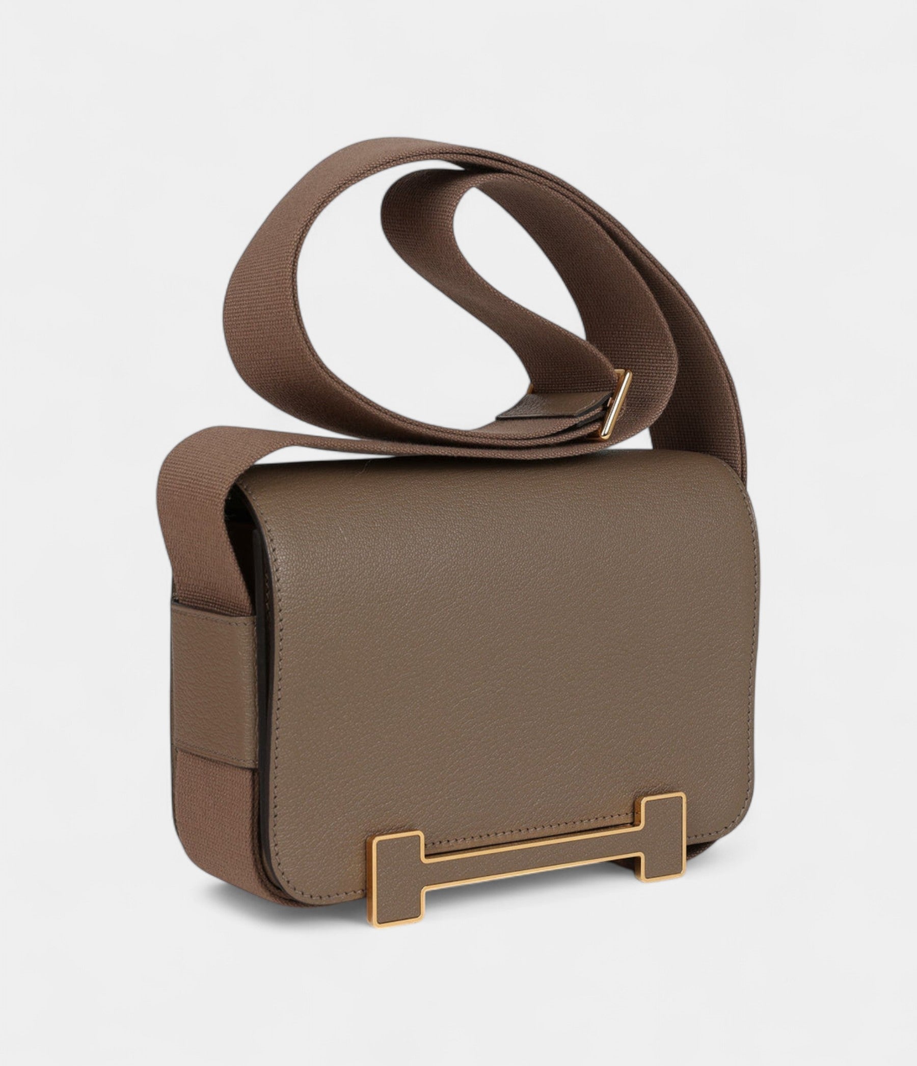 HMGeta Etoupe Chevre Mysore Gold Hardware