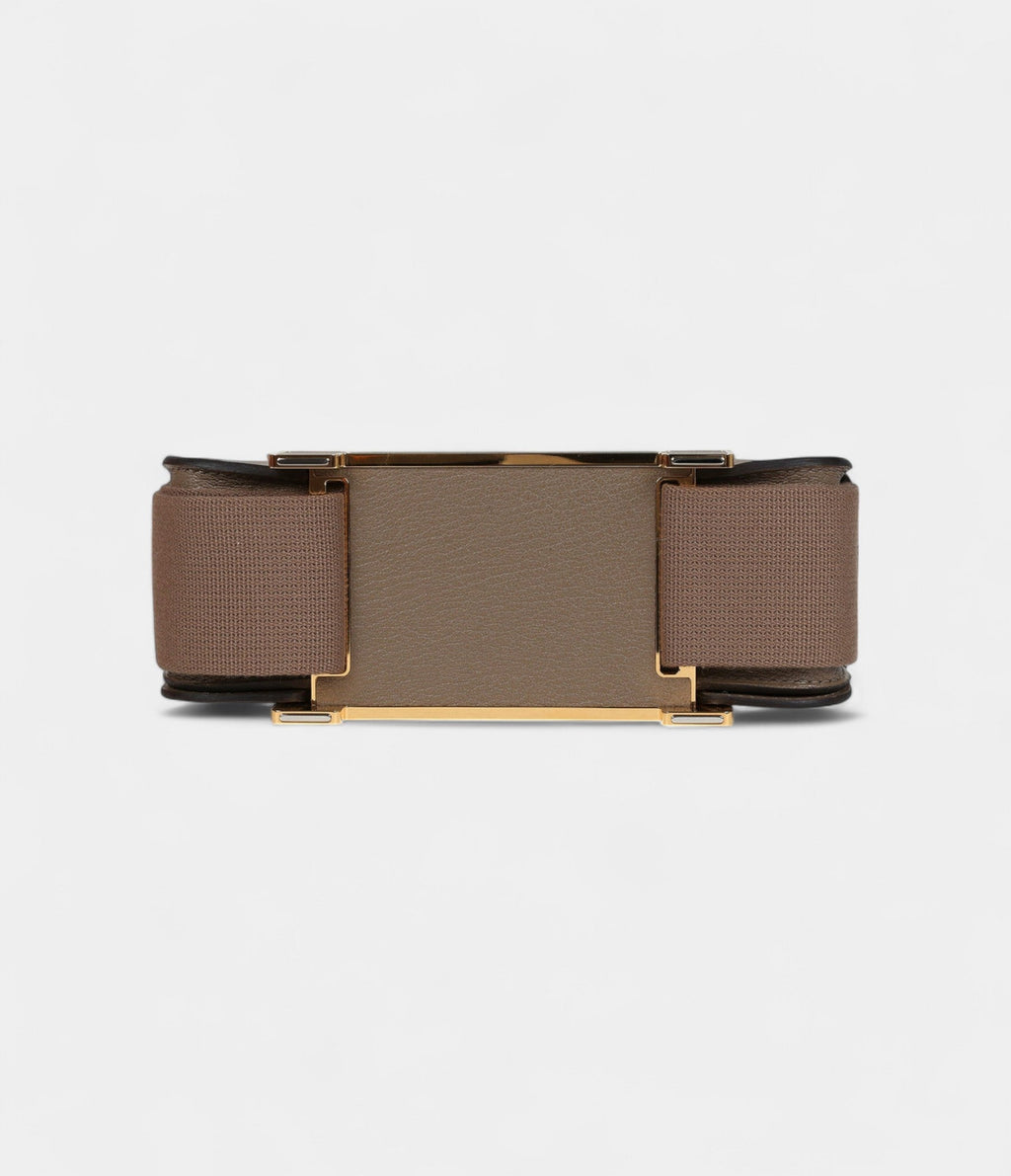 HMGeta Etoupe Chevre Mysore Gold Hardware