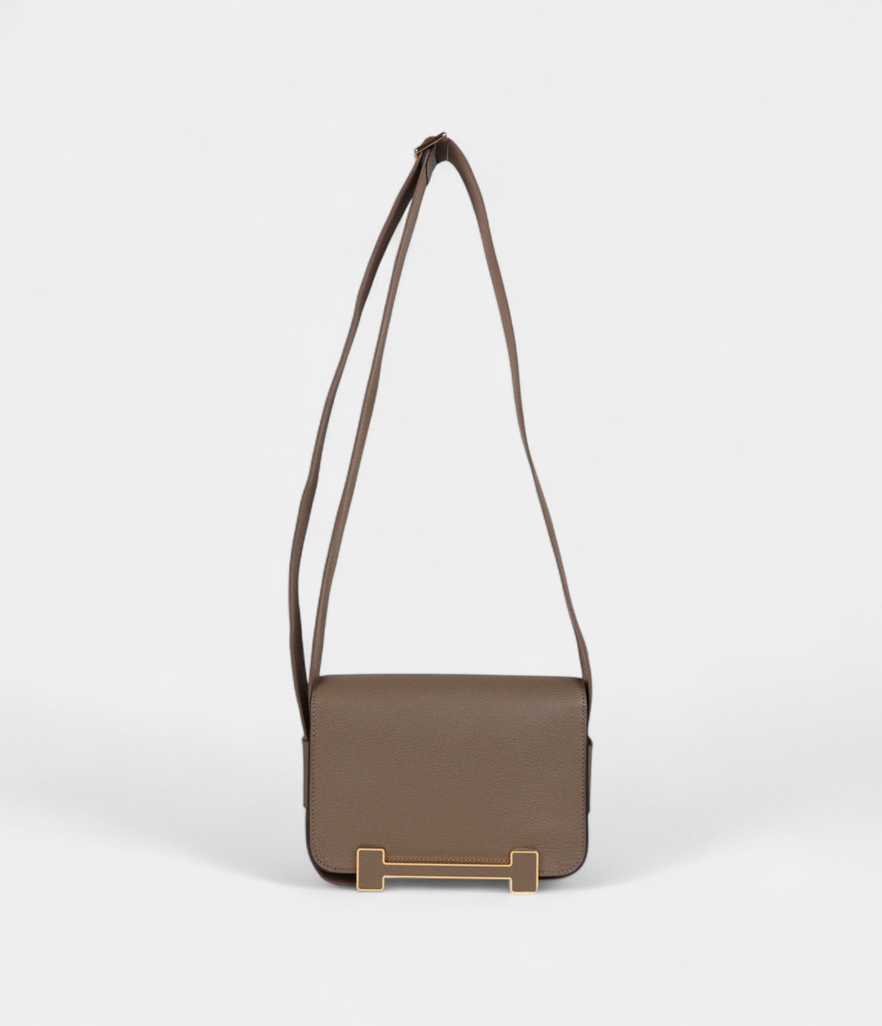 HMGeta Etoupe Chevre Mysore Gold Hardware