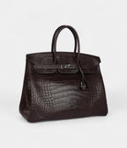 HMGhillies BK 35 Ebene Matte Alligator and Swift Palladium Hardware