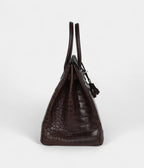 HMGhillies BK 35 Ebene Matte Alligator and Swift Palladium Hardware