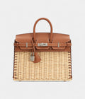 HMGold Swift and Naturel Osier Wicker Picnic BK 25 Palladium Hardware