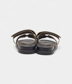 Hermes Grey Suede Chypre Sandals 42.5 EU