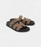 HMGrey Suede Chypre Sandals 43 EU