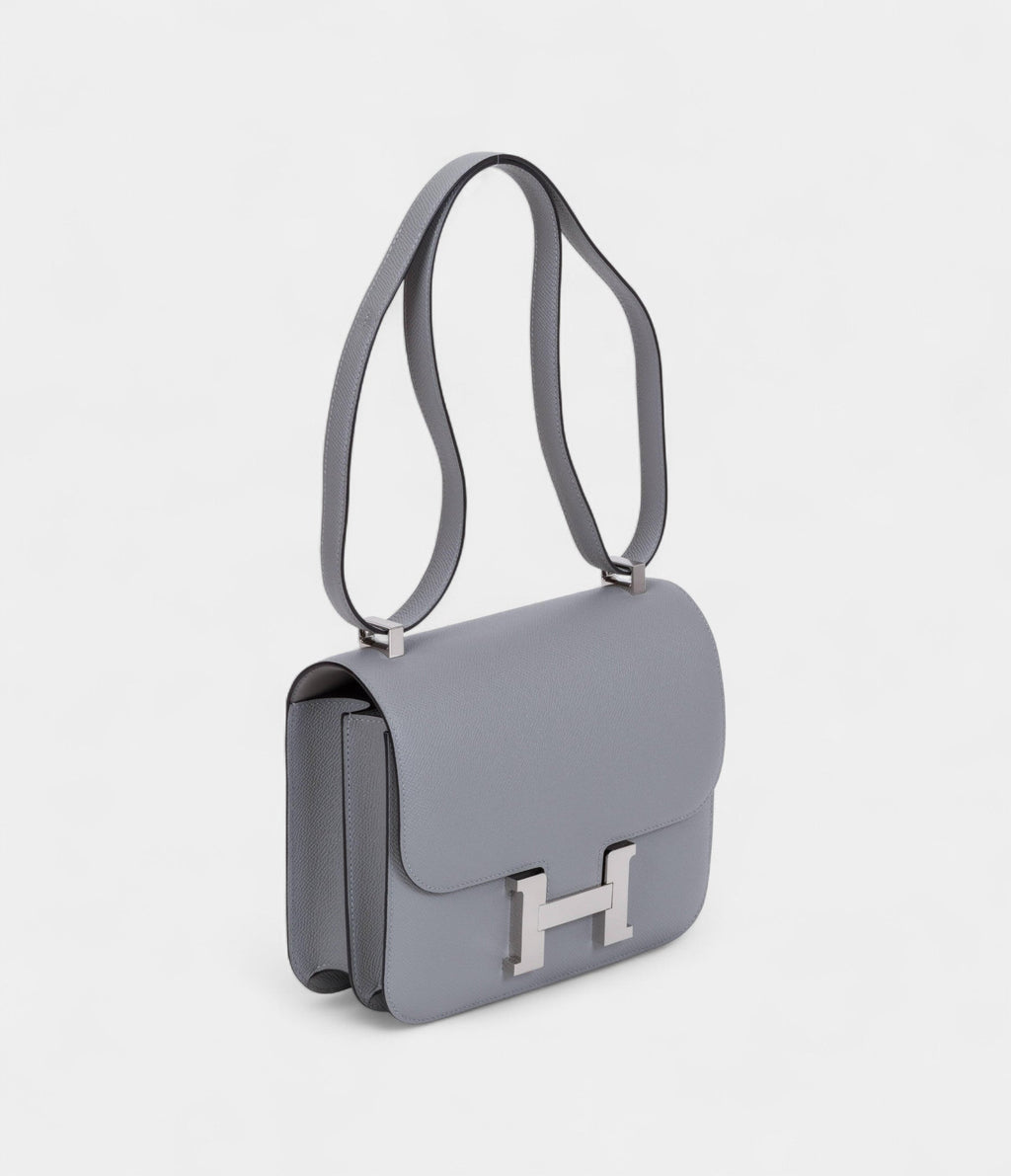 Hermes Gris Mouette Constance 24 CM Bag