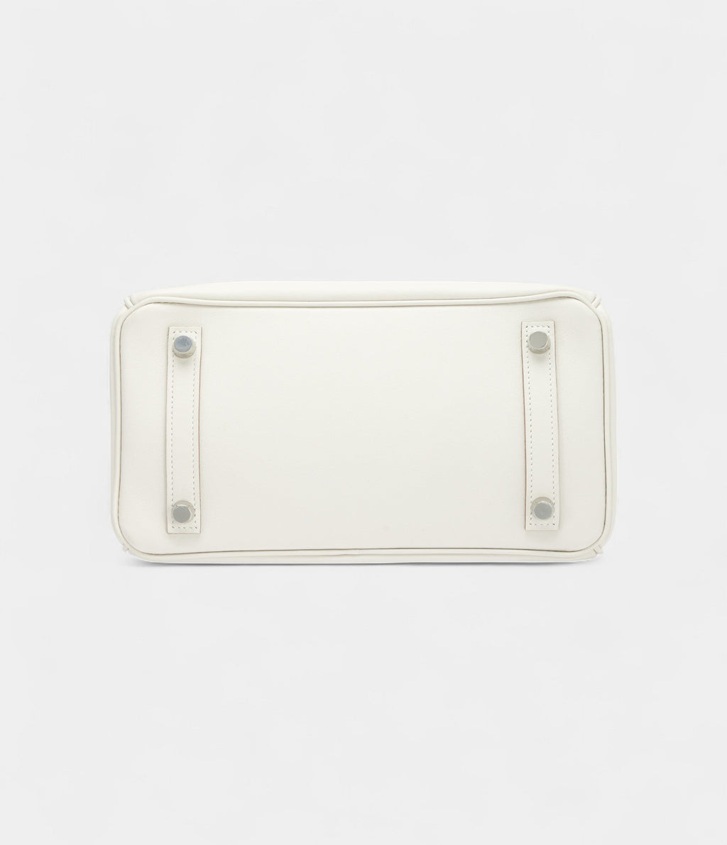 Hermes Gris Pale Swift BK 25 Palladium Hardware