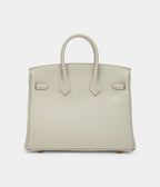 HMGris Perle Togo BK 25 Gold Hardware