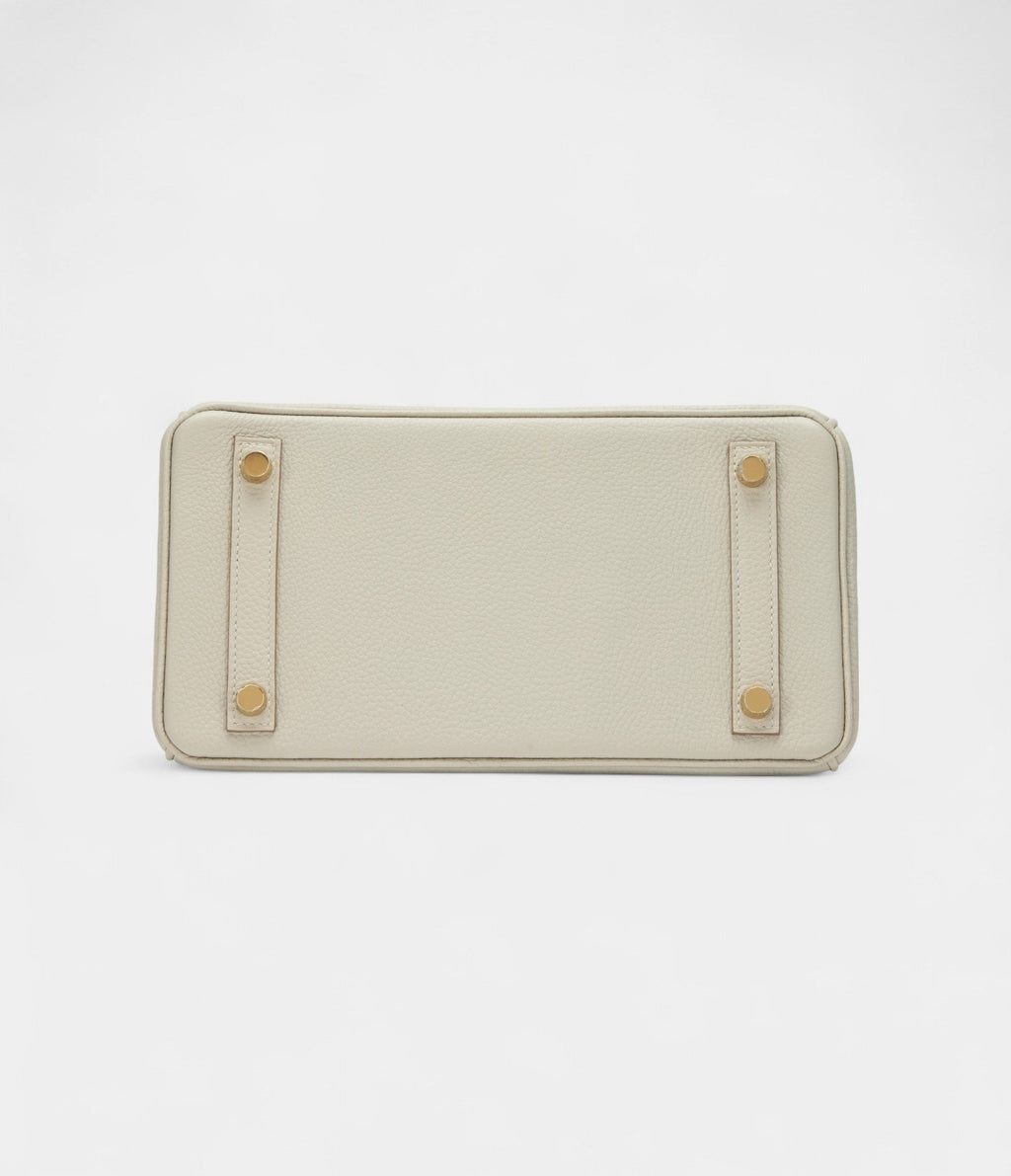 HMGris Perle Togo BK 25 Gold Hardware
