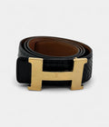 HMH Lizard Belt Exotic Elegance with Iconic Flair