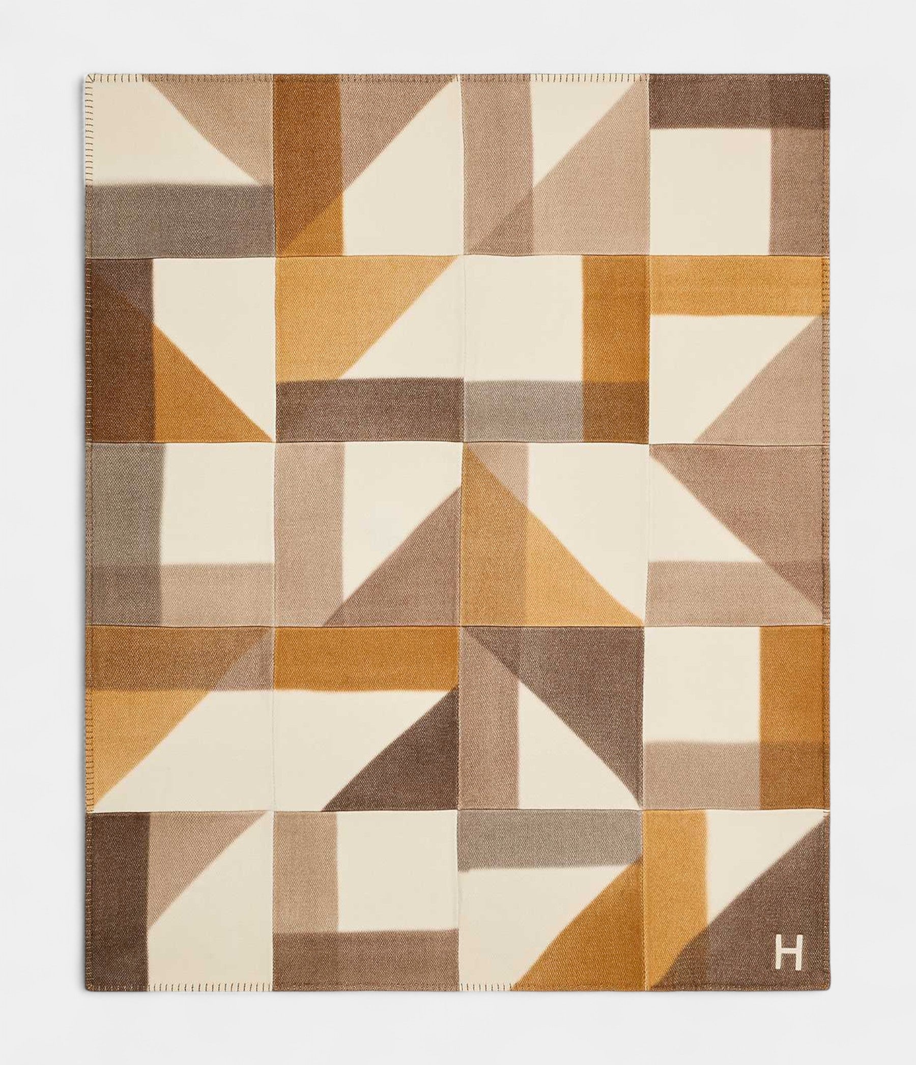 HMH Pythagore Blanket A Masterpiece of Artisanal Geometry