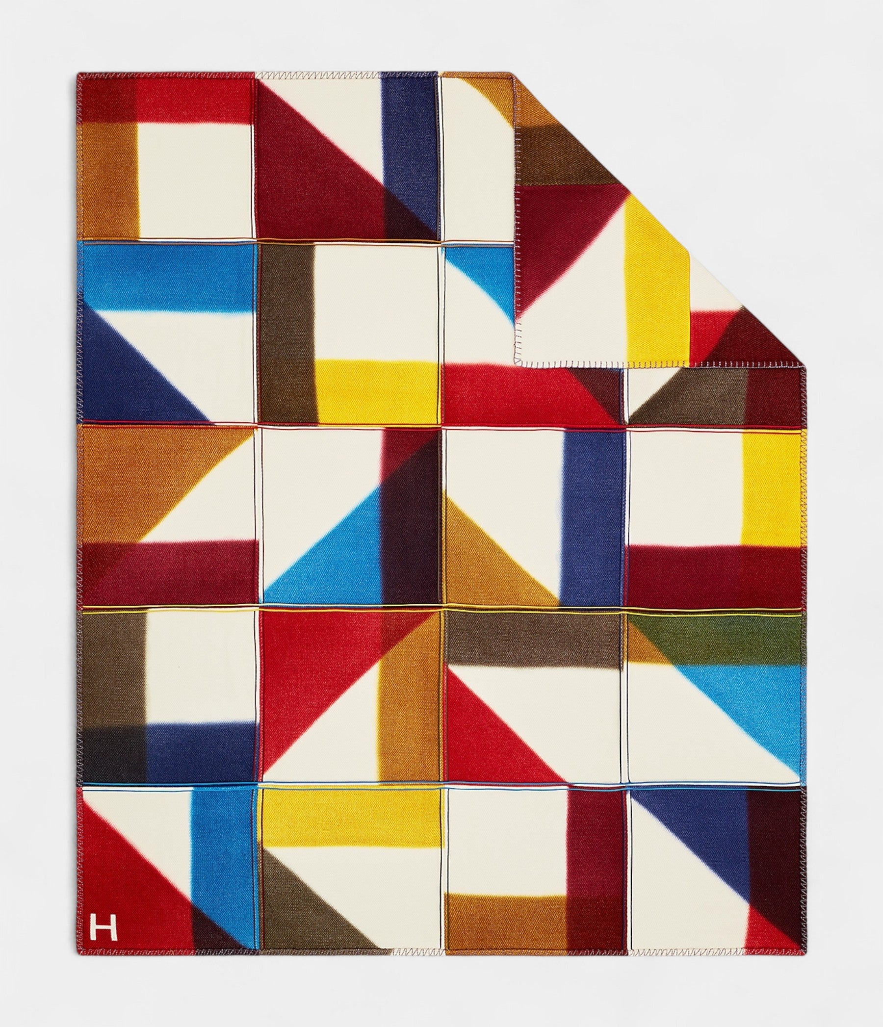 HMH Pythagore Blanket A Masterpiece of Artisanal Geometry