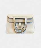 HMHalzan Brown Patent Leather Handbag