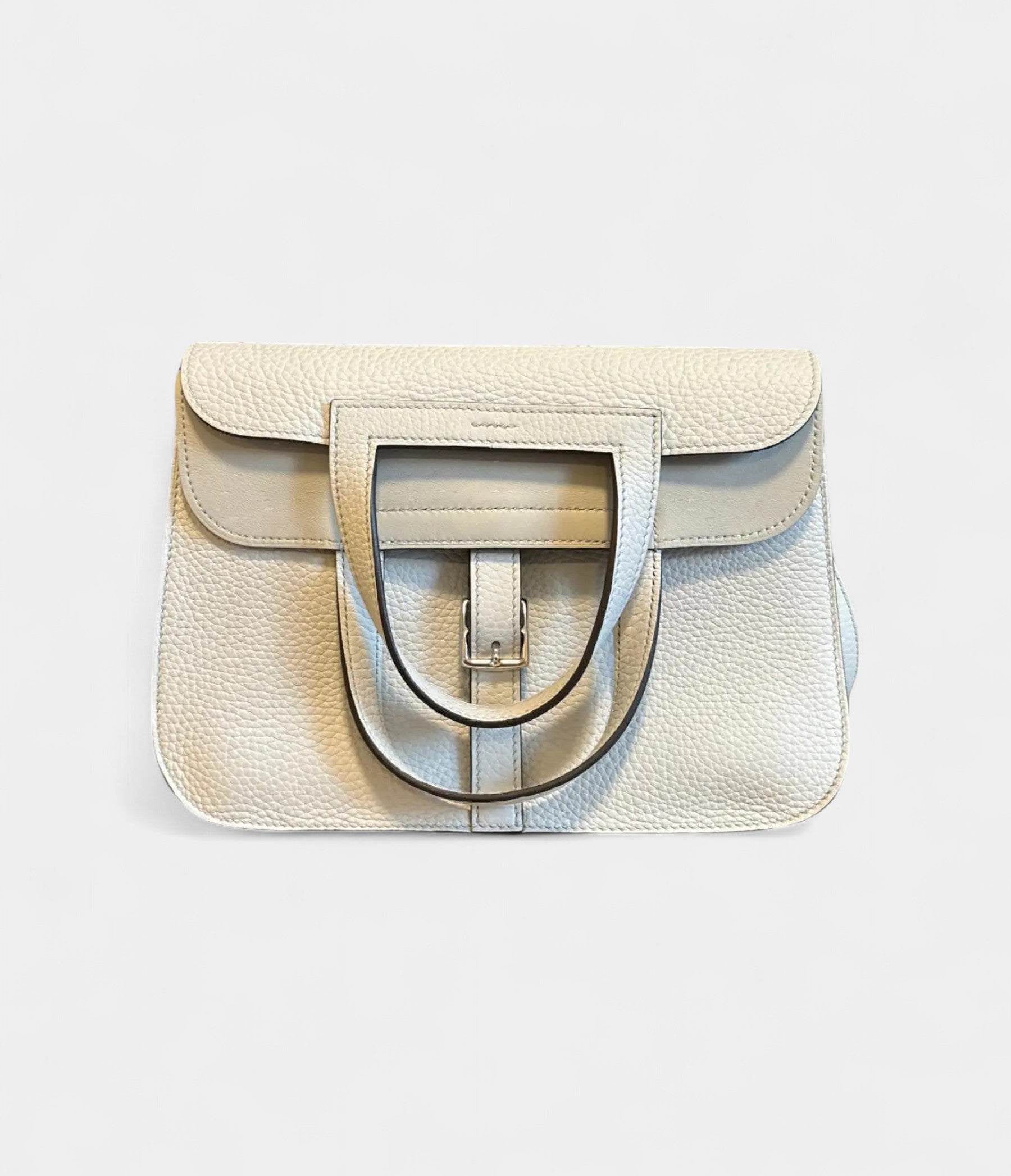 HMHalzan Brown Patent Leather Handbag