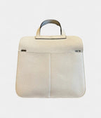 HMHalzan Brown Patent Leather Handbag