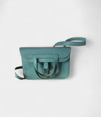 HMHalzan Green Leather Handbag